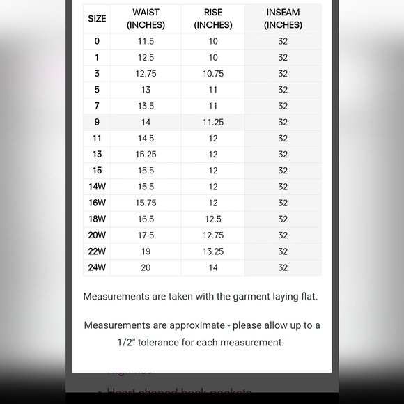 Brand new with tags Judy blue high rise 90s straight jeans with heart pockets - Picture 4 of 4